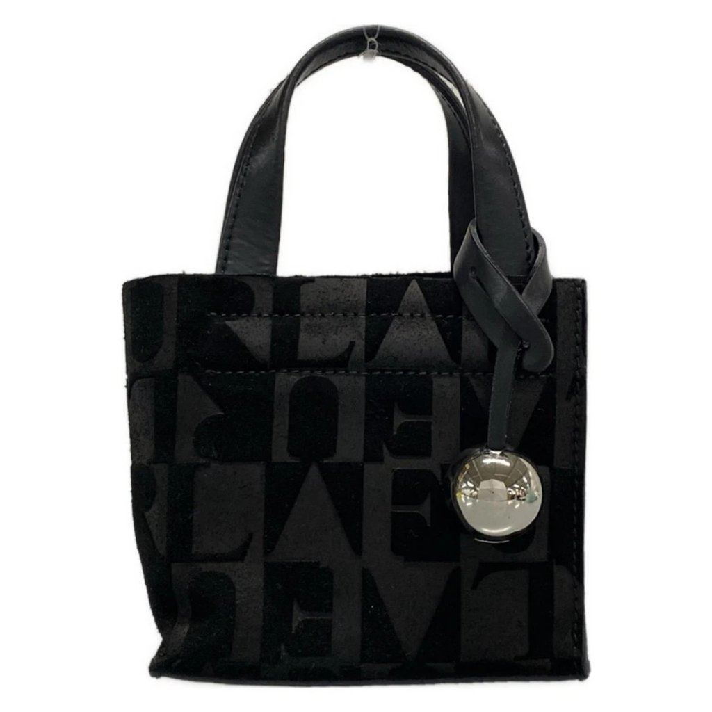 Furla - Black Suede Leather Handbag